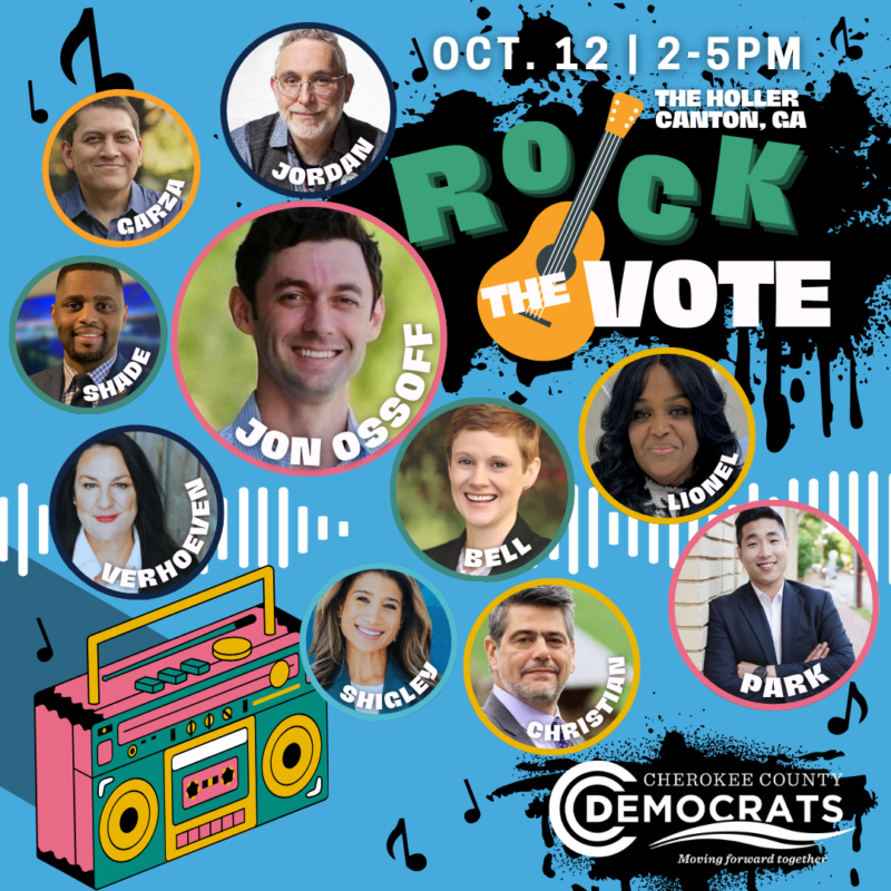 Rock the Vote Rally Oct. 12, 1-5pm