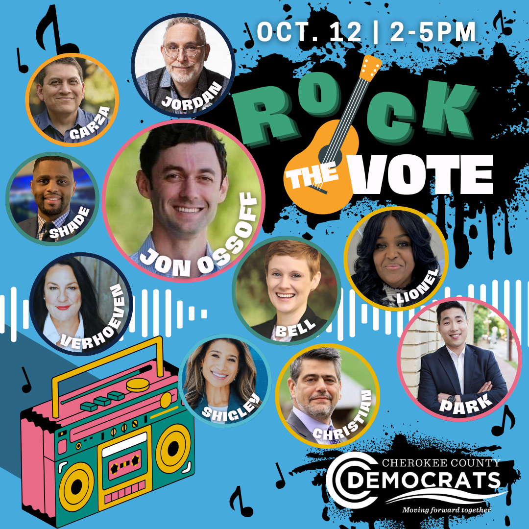 Rock the Vote Rally Oct. 12, 2-5 pm